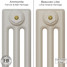CI-SH-CREAM-001 - Shelbourne Cream 3 Column Victorian Cast Iron Radiator H745mm x W955mm CI-SH-CREAM-001 - Shelbourne Cream 3 Column Victorian Cast Iron Radiator H745mm x W955mm