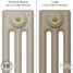 CI-SH-CREAM-016 - Shelbourne Cream 3 Column Victorian Cast Iron Radiator H745mm x W1078mm CI-SH-CREAM-016 - Shelbourne Cream 3 Column Victorian Cast Iron Radiator H745mm x W1078mm