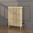CI-SH745-CRM-FB-LS02 - Shelbourne Cream 3 Column Victorian Cast Iron Radiator H745mm x W1078mm CI-SH745-CRM-FB-LS02 - Shelbourne Cream 3 Column Victorian Cast Iron Radiator H745mm x W1078mm