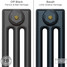 CI-SH-BLACK-001 - Shelbourne Black 3 Column Victorian Cast Iron Radiator H645mm x W457mm CI-SH-BLACK-001 - Shelbourne Black 3 Column Victorian Cast Iron Radiator H645mm x W457mm