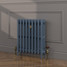 CI-SH645-BLU-FB-LS02 - Shelbourne Blue 3 Column Victorian Cast Iron Radiator H645mm x W457mm CI-SH645-BLU-FB-LS02 - Shelbourne Blue 3 Column Victorian Cast Iron Radiator H645mm x W457mm