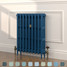 CI-SH745-BLU-TH - Shelbourne Blue 3 Column Victorian Cast Iron Radiator H745mm x W1078mm CI-SH745-BLU-TH - Shelbourne Blue 3 Column Victorian Cast Iron Radiator H745mm x W1078mm