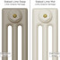 CI-SH-NEUTRAL-050 - Shelbourne Neutral 3 Column Victorian Cast Iron Radiator H450mm x W692mm CI-SH-NEUTRAL-050 - Shelbourne Neutral 3 Column Victorian Cast Iron Radiator H450mm x W692mm