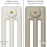 CI-SH-NEUTRAL-049 - Shelbourne Neutral 3 Column Victorian Cast Iron Radiator H450mm x W692mm CI-SH-NEUTRAL-049 - Shelbourne Neutral 3 Column Victorian Cast Iron Radiator H450mm x W692mm