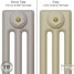 CI-SH-NEUTRAL-012 - Shelbourne Neutral 3 Column Victorian Cast Iron Radiator H450mm x W812mm CI-SH-NEUTRAL-012 - Shelbourne Neutral 3 Column Victorian Cast Iron Radiator H450mm x W812mm