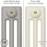 CI-SH-NEUTRAL-018 - Shelbourne Neutral 3 Column Victorian Cast Iron Radiator H450mm x W812mm CI-SH-NEUTRAL-018 - Shelbourne Neutral 3 Column Victorian Cast Iron Radiator H450mm x W812mm