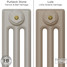 CI-SH-NEUTRAL-030 - Shelbourne Neutral 3 Column Victorian Cast Iron Radiator H450mm x W812mm CI-SH-NEUTRAL-030 - Shelbourne Neutral 3 Column Victorian Cast Iron Radiator H450mm x W812mm