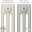 CI-SH-NEUTRAL-034 - Shelbourne Neutral 3 Column Victorian Cast Iron Radiator H450mm x W812mm CI-SH-NEUTRAL-034 - Shelbourne Neutral 3 Column Victorian Cast Iron Radiator H450mm x W812mm