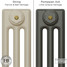 CI-SH-NEUTRAL-038 - Shelbourne Neutral 3 Column Victorian Cast Iron Radiator H450mm x W812mm CI-SH-NEUTRAL-038 - Shelbourne Neutral 3 Column Victorian Cast Iron Radiator H450mm x W812mm