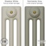 CI-SH-NEUTRAL-033 - Shelbourne Neutral 3 Column Victorian Cast Iron Radiator H745mm x W402mm CI-SH-NEUTRAL-033 - Shelbourne Neutral 3 Column Victorian Cast Iron Radiator H745mm x W402mm