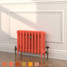 CI-SH450-ORG-TH - Shelbourne Orange 3 Column Victorian Cast Iron Radiator H450mm x W931mm CI-SH450-ORG-TH - Shelbourne Orange 3 Column Victorian Cast Iron Radiator H450mm x W931mm