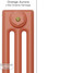 CI-SH-ORANGE-003 - Shelbourne Orange 3 Column Victorian Cast Iron Radiator H645mm x W396mm CI-SH-ORANGE-003 - Shelbourne Orange 3 Column Victorian Cast Iron Radiator H645mm x W396mm