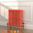 CI-SH645-ORG-TH - Shelbourne Orange 3 Column Victorian Cast Iron Radiator H645mm x W457mm CI-SH645-ORG-TH - Shelbourne Orange 3 Column Victorian Cast Iron Radiator H645mm x W457mm