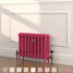 CI-SH450-PNK-TH - Shelbourne Pink 3 Column Victorian Cast Iron Radiator H450mm x W871mm CI-SH450-PNK-TH - Shelbourne Pink 3 Column Victorian Cast Iron Radiator H450mm x W871mm