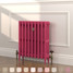 CI-SH645-PNK-TH - Shelbourne Pink 3 Column Victorian Cast Iron Radiator H645mm x W819mm CI-SH645-PNK-TH - Shelbourne Pink 3 Column Victorian Cast Iron Radiator H645mm x W819mm