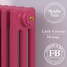 CI-SH-PNK-CU00 - Shelbourne Pink 3 Column Victorian Cast Iron Radiator H745mm x W341mm CI-SH-PNK-CU00 - Shelbourne Pink 3 Column Victorian Cast Iron Radiator H745mm x W341mm