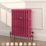 CI-SH745-PNK-TH - Shelbourne Pink 3 Column Victorian Cast Iron Radiator H745mm x W402mm CI-SH745-PNK-TH - Shelbourne Pink 3 Column Victorian Cast Iron Radiator H745mm x W402mm