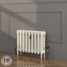 CI-SH450-WHT-FB-LS04 - Shelbourne White 3 Column Victorian Cast Iron Radiator H450mm x W393mm CI-SH450-WHT-FB-LS04 - Shelbourne White 3 Column Victorian Cast Iron Radiator H450mm x W393mm
