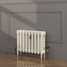 CI-SH450-WHT-FB-LS02 - Shelbourne White 3 Column Victorian Cast Iron Radiator H450mm x W393mm CI-SH450-WHT-FB-LS02 - Shelbourne White 3 Column Victorian Cast Iron Radiator H450mm x W393mm