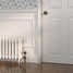 CI-SH450-LG-025-HOLLYHOCK - Shelbourne White 3 Column Victorian Cast Iron Radiator H450mm x W871mm CI-SH450-LG-025-HOLLYHOCK - Shelbourne White 3 Column Victorian Cast Iron Radiator H450mm x W871mm