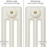 CI-SH-WHITE-013 - Shelbourne White 3 Column Victorian Cast Iron Radiator H450mm x W871mm CI-SH-WHITE-013 - Shelbourne White 3 Column Victorian Cast Iron Radiator H450mm x W871mm