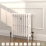 CI-SH645-WHT-TH - Shelbourne White 3 Column Victorian Cast Iron Radiator H645mm x W1121mm CI-SH645-WHT-TH - Shelbourne White 3 Column Victorian Cast Iron Radiator H645mm x W1121mm