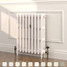 CI-SH745-WHT-TH - Shelbourne White 3 Column Victorian Cast Iron Radiator H745mm x W341mm CI-SH745-WHT-TH - Shelbourne White 3 Column Victorian Cast Iron Radiator H745mm x W341mm