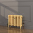 CI-SH450-YEL-FB-LS02 - Shelbourne Yellow 3 Column Victorian Cast Iron Radiator H450mm x W871mm CI-SH450-YEL-FB-LS02 - Shelbourne Yellow 3 Column Victorian Cast Iron Radiator H450mm x W871mm
