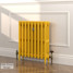 CI-SH645-YEL-LG-LS03 - Shelbourne Yellow 3 Column Victorian Cast Iron Radiator H645mm x W457mm CI-SH645-YEL-LG-LS03 - Shelbourne Yellow 3 Column Victorian Cast Iron Radiator H645mm x W457mm