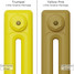 CI-RK-YELLOW-008 - Shelbourne Yellow 3 Column Victorian Cast Iron Radiator H645mm x W457mm CI-RK-YELLOW-008 - Shelbourne Yellow 3 Column Victorian Cast Iron Radiator H645mm x W457mm