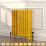 CI-SH745-YEL-TH - Shelbourne Yellow 3 Column Victorian Cast Iron Radiator H745mm x W402mm CI-SH745-YEL-TH - Shelbourne Yellow 3 Column Victorian Cast Iron Radiator H745mm x W402mm
