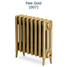 CI-SH450-GLD-007 - Shelbourne Gold 3 Column Victorian Cast Iron Radiator H450mm x W812mm CI-SH450-GLD-007 - Shelbourne Gold 3 Column Victorian Cast Iron Radiator H450mm x W812mm
