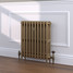CI-SH645-GLD-TH - Shelbourne Gold 3 Column Victorian Cast Iron Radiator H645mm x W880mm CI-SH645-GLD-TH - Shelbourne Gold 3 Column Victorian Cast Iron Radiator H645mm x W880mm