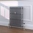 CI-SH745-SIL-TH - Shelbourne Silver 3 Column Victorian Cast Iron Radiator H745mm x W955mm CI-SH745-SIL-TH - Shelbourne Silver 3 Column Victorian Cast Iron Radiator H745mm x W955mm