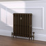 CI-SH645-BRZ-TH - Shelbourne Bronze 3 Column Victorian Cast Iron Radiator H645mm x W396mm CI-SH645-BRZ-TH - Shelbourne Bronze 3 Column Victorian Cast Iron Radiator H645mm x W396mm