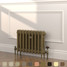 CI-RK460-BRN-TH - Rook Brown 2 Column Victorian Cast Iron Radiator H460mm x W458mm CI-RK460-BRN-TH - Rook Brown 2 Column Victorian Cast Iron Radiator H460mm x W458mm