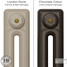 CI-RK-BROWN-003 - Rook Brown 2 Column Victorian Cast Iron Radiator H660mm x W524mm CI-RK-BROWN-003 - Rook Brown 2 Column Victorian Cast Iron Radiator H660mm x W524mm