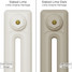 CI-RK-CREAM-029 - Rook Cream 2 Column Victorian Cast Iron Radiator H460mm x W337mm CI-RK-CREAM-029 - Rook Cream 2 Column Victorian Cast Iron Radiator H460mm x W337mm
