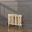 CI-RK460-CRM-FB-LS02 - Rook Cream 2 Column Victorian Cast Iron Radiator H460mm x W883mm CI-RK460-CRM-FB-LS02 - Rook Cream 2 Column Victorian Cast Iron Radiator H460mm x W883mm