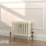 CI-RK460-CRM-LG-LS03 - Rook Cream 2 Column Victorian Cast Iron Radiator H460mm x W944mm CI-RK460-CRM-LG-LS03 - Rook Cream 2 Column Victorian Cast Iron Radiator H460mm x W944mm