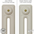 CI-RK-CREAM-011 - Rook Cream 2 Column Victorian Cast Iron Radiator H460mm x W1186mm CI-RK-CREAM-011 - Rook Cream 2 Column Victorian Cast Iron Radiator H460mm x W1186mm