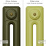 CI-RK-GREEN-023 - Rook Green 2 Column Victorian Cast Iron Radiator H460mm x W398mm CI-RK-GREEN-023 - Rook Green 2 Column Victorian Cast Iron Radiator H460mm x W398mm