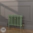 CI-RK460-GRN-FB-LS04 - Rook Green 2 Column Victorian Cast Iron Radiator H460mm x W458mm CI-RK460-GRN-FB-LS04 - Rook Green 2 Column Victorian Cast Iron Radiator H460mm x W458mm