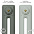 CI-RK-GREEN-011 - Rook Green 2 Column Victorian Cast Iron Radiator H660mm x W402mm CI-RK-GREEN-011 - Rook Green 2 Column Victorian Cast Iron Radiator H660mm x W402mm