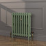 CI-RK660-GRN-FB-LS02 - Rook Green 2 Column Victorian Cast Iron Radiator H660mm x W402mm CI-RK660-GRN-FB-LS02 - Rook Green 2 Column Victorian Cast Iron Radiator H660mm x W402mm