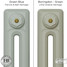 CI-RK-GREEN-009 - Rook Green 2 Column Victorian Cast Iron Radiator H660mm x W524mm CI-RK-GREEN-009 - Rook Green 2 Column Victorian Cast Iron Radiator H660mm x W524mm