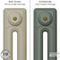 CI-RK-GREEN-002 - Rook Green 2 Column Victorian Cast Iron Radiator H760mm x W282mm CI-RK-GREEN-002 - Rook Green 2 Column Victorian Cast Iron Radiator H760mm x W282mm