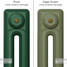 CI-RK-GREEN-026 - Rook Green 2 Column Victorian Cast Iron Radiator H760mm x W282mm CI-RK-GREEN-026 - Rook Green 2 Column Victorian Cast Iron Radiator H760mm x W282mm