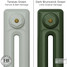 CI-RK-GREEN-014 - Rook Green 2 Column Victorian Cast Iron Radiator H760mm x W344mm CI-RK-GREEN-014 - Rook Green 2 Column Victorian Cast Iron Radiator H760mm x W344mm
