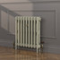 CI-RK660-GRY-FB-LS02 - Rook Grey 2 Column Victorian Cast Iron Radiator H660mm x W524mm CI-RK660-GRY-FB-LS02 - Rook Grey 2 Column Victorian Cast Iron Radiator H660mm x W524mm